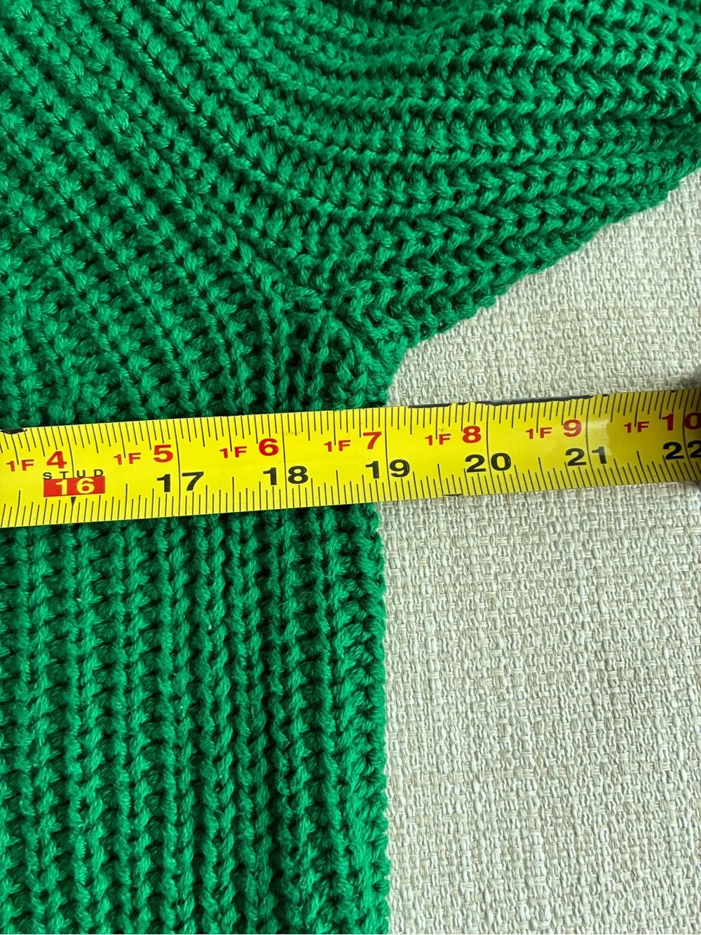 J.Crew Sweater Women’s XS Relaxed Rollneck Emerald Green Cotton Chunky Knit